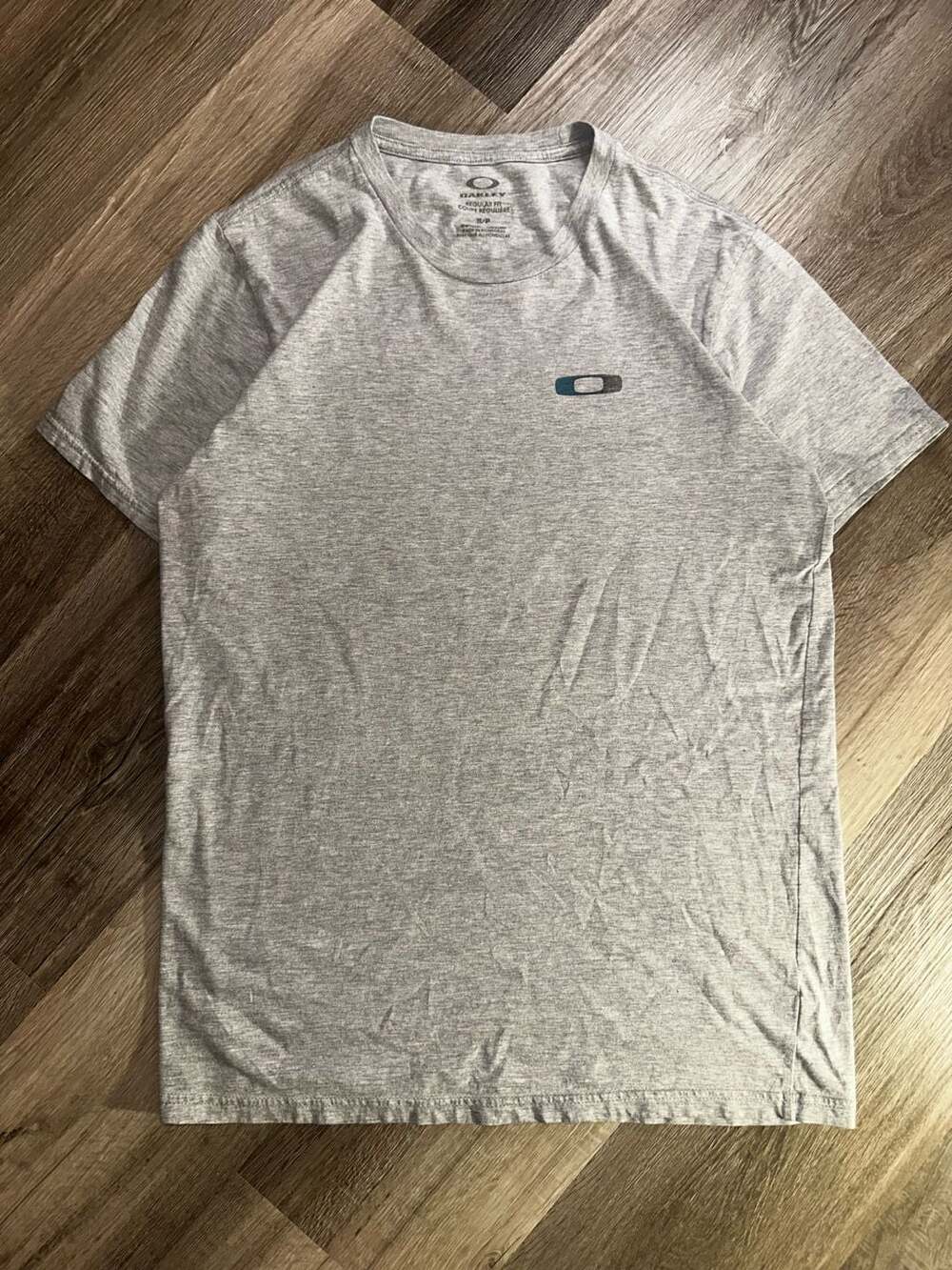 Oakley Science Wrapped In Art Graphic T-Shirt Gray Size Small